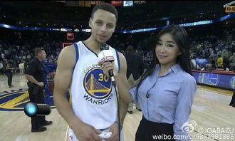 周玲安采访库里视频,篮球与生活的完美融合