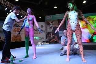 现场人体彩绘视频欣赏,现场视频中的视觉盛宴